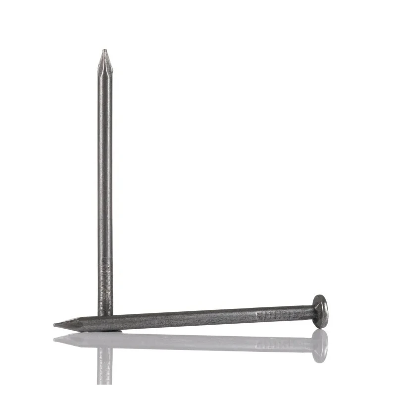 RS PRO Bright Steel Round Head Nail 50 mm Length x 2.65 mm Diameter Flat Round Head Steel 500 g Bag 384-9971