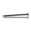 RS PRO Bright Steel Round Head Nail 50 mm Length x 2.65 mm Diameter Flat Round Head Steel 500 g Bag 384-9971
