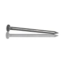 RS PRO Bright Steel Round Head Nail 50 mm Length x 2.65 mm Diameter Flat Round Head Steel 500 g Bag 384-9971