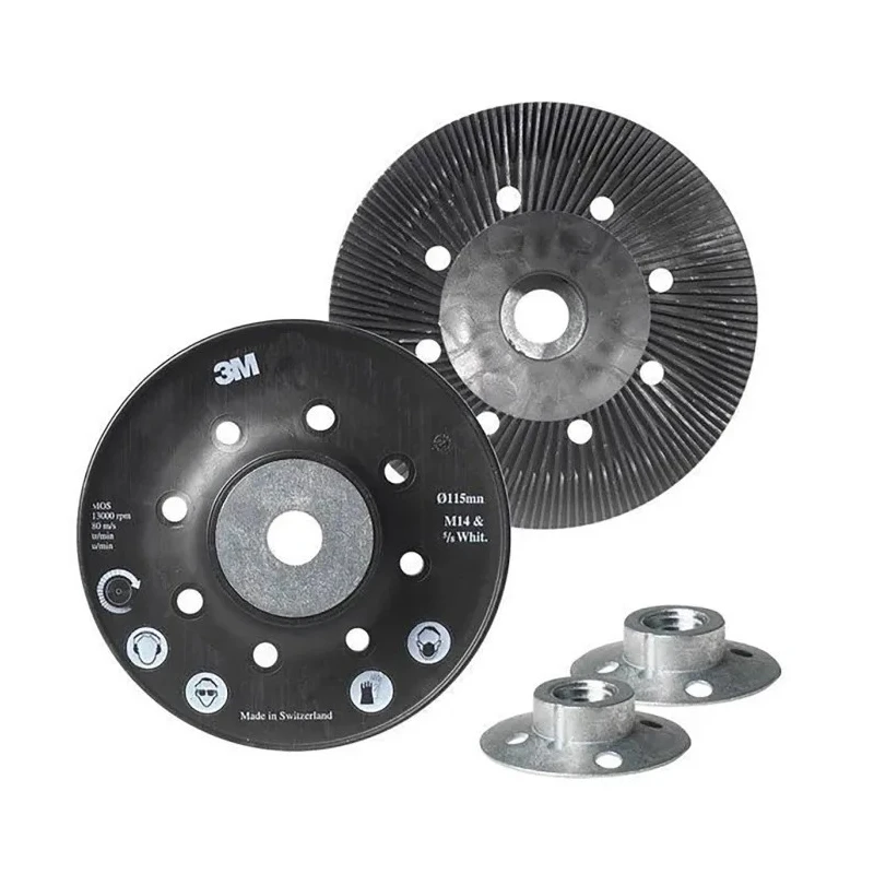 3M Backing Pad, Scotch-Brite Backing Pad for Use with Abrasive Disc 125mm Diameter 9386