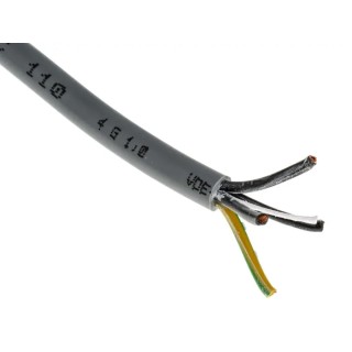 Lapp OLFLEX CLASSIC 110 YY Control Cable 4 Cores 18 AWG Unscreened 50 m Silver Grey Polyvinyl Chloride Sheath 1119204