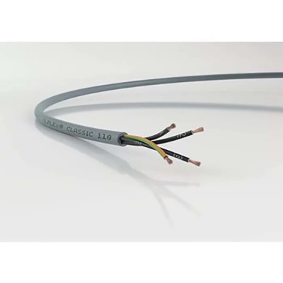 Lapp OLFLEX CLASSIC 110 YY Control Cable, 4 Cores 14 AWG Stranded Bare Copper Conductor, Unscreened, 50m Length 1119404