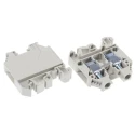 RS PRO Feed Through Terminal Block Grey 10mm² 1-Level Screw ATEX 57A 1kV 384-6988