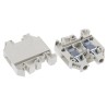 RS PRO Feed Through Terminal Block Grey 10mm² 1-Level Screw ATEX 57A 1kV 384-6988