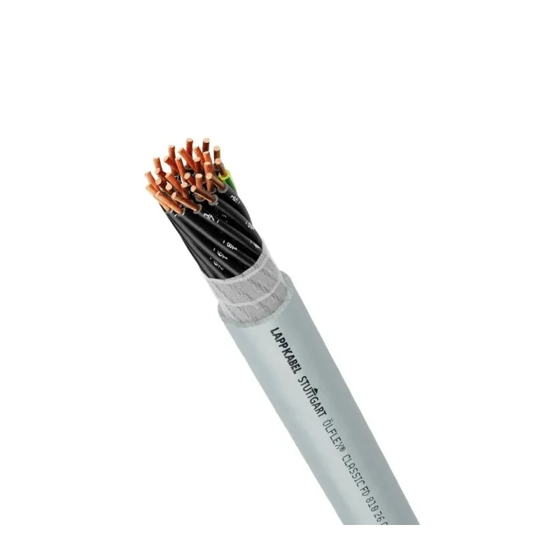 Lapp OLFLEX CLASSIC FD 810 Unscreened Control Cable 25 Cores 16 AWG 25 m Silver Grey PVC Sheath 0026157