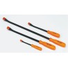 RS PRO Crow Bar Set Steel Chrome Vanadium Hardened Pry Bars 4 Pieces 388-3612