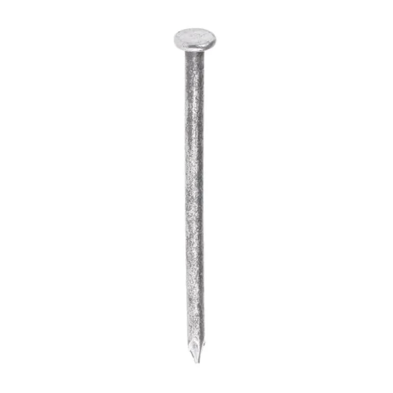RS PRO Bright Steel Round Head Flat Round Nail 75 mm Length 3.75 mm Diameter 500 g Bag 384-9937
