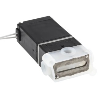 Burkert 3 Port ETFE Body Solenoid Valve 24V DC, 1.5mm Orifice, Max 2 bar, Model 137779