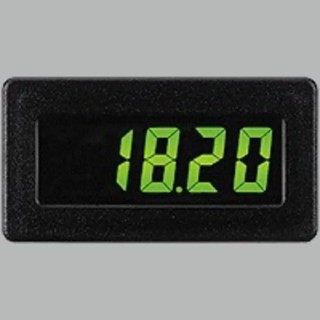 Red Lion Digital Voltmeter DC, LCD Display 3.5-Digits ±0.1 %, 33 mm Cutout Height, 68 mm Cutout Width CUB4V010
