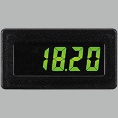 Red Lion Digital Voltmeter DC, LCD Display 3.5-Digits ±0.1 %, 33 mm Cutout Height, 68 mm Cutout Width CUB4V010