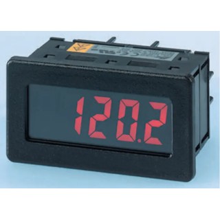Red Lion Digital Voltmeter DC, LCD Display 3.5-Digits ±0.1 % Accuracy, 33 mm x 68 mm Cutout, 49.8 mm Depth CUB4V020