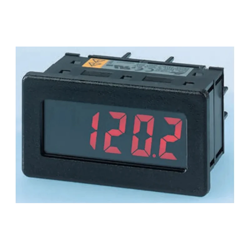 Red Lion Digital Voltmeter DC, LCD Display 3.5-Digits ±0.1 % Accuracy, 33 mm x 68 mm Cutout, 49.8 mm Depth CUB4V020