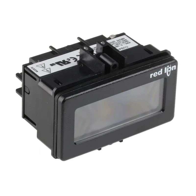 Red Lion Digital Voltmeter DC, LCD Display 3.5-Digits ±0.1 % Accuracy, 33 mm x 68 mm Cutout, 49.8 mm Depth CUB4V020