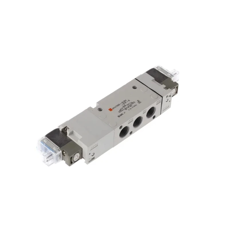 SMC Pneumatic Solenoid Valve - Pilot G 1/8, 5/3 Function, 24V DC, Die Cast Aluminium SYJ7000