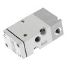 SMC Pneumatic Control Valve Pilot/Spring Actuation 3 Ports Push-in M5 Metric Connection Aluminium Body 3/2 Function SYJ500