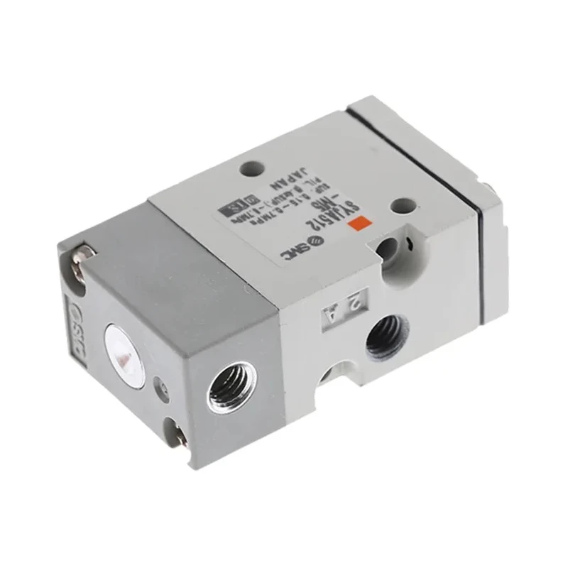 SMC Pneumatic Control Valve Pilot/Spring Actuation 3 Ports Push-in M5 Metric Connection Aluminium Body 3/2 Function SYJ500