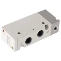 SMC Pneumatic Control Valve 5/2 Function Pilot/Spring Actuation G 1/8 Port 0.15-0.7 MPa 626 L/min Die Cast Aluminium SYJA7000