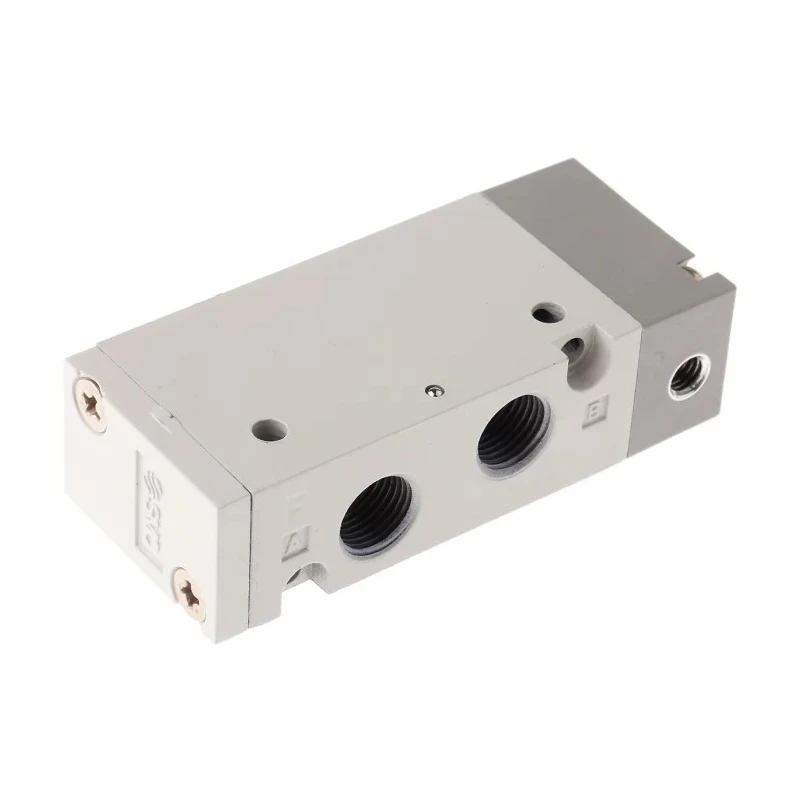 SMC Pneumatic Control Valve 5/2 Function Pilot/Spring Actuation G 1/8 Port 0.15-0.7 MPa 626 L/min Die Cast Aluminium SYJA7000