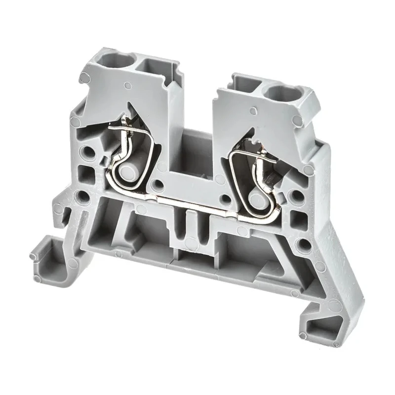 WAGO 870 Series DIN Rail Terminal Block Grey, 2.5mm² Cable CSA, 1-Level, Cage Clamp, 500V, 24A 870-901