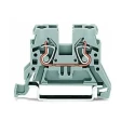 WAGO 870 Series DIN Rail Terminal Block Grey, 2.5mm² Cable CSA, 1-Level, Cage Clamp, 500V, 24A 870-901