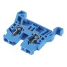 WAGO 870 Series Feed Through Terminal Block Blue, 2.5mm² Cable CSA, 1-Level, Cage Clamp Termination, 500V, 24A 870-904
