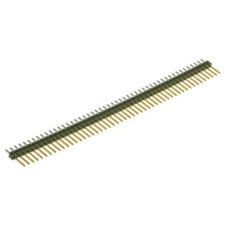 TE Connectivity AMPMODU MOD II Series Straight Through Hole Pin Header 50 Contacts 2.54 mm Pitch 1 Row Unshrouded 5-825433-0