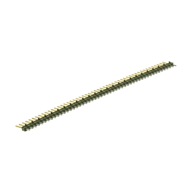 TE Connectivity AMPMODU MOD II Series Straight Through Hole Pin Header 50 Contacts 2.54 mm Pitch 1 Row Unshrouded 5-825433-0