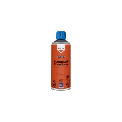 Rocol Foodlube® Chain Spray Lubricant Polyalphaolefin 400 ml Aerosol Food Safe 15610