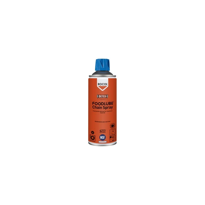 Rocol Foodlube® Chain Spray Lubricant Polyalphaolefin 400 ml Aerosol Food Safe 15610