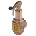 Nabic Valve Safety Products 3 bar Pressure Relief Valve Threaded Inlet/Outlet 1/2 in Bronze Body N-542-015 3 BAR
