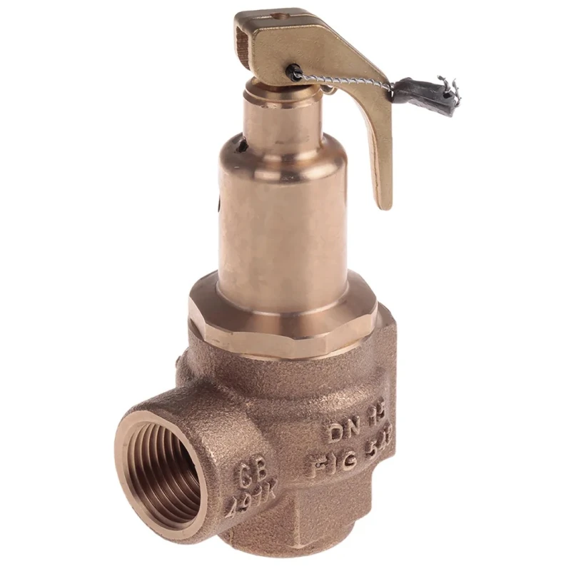 Nabic Valve Safety Products 3 bar Pressure Relief Valve Threaded Inlet/Outlet 1/2 in Bronze Body N-542-015 3 BAR