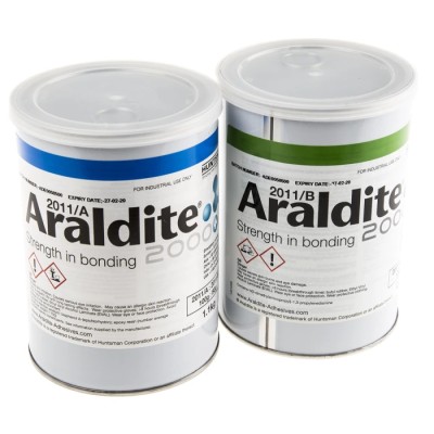 Araldite Epoxy Adhesive Paste 2 kg Yellow, Maximum Operating Temperature 80°C, Model 140567900