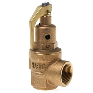 TOSACA Pressure Relief Valve 3 bar 1 in Threaded Bronze Body N-542-025 3 BAR
