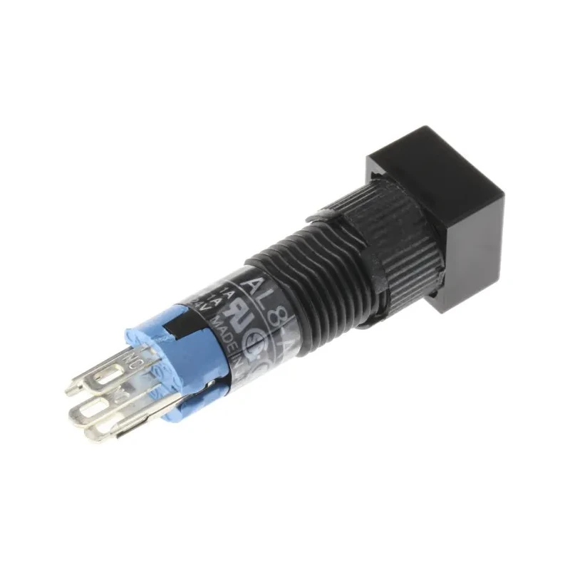 Idec Illuminated Miniature Push Button Switch, Latching, Panel Mount, 8 mm Cutout, SPDT, IP40, 24 V DC 125 V AC AL8Q-A100