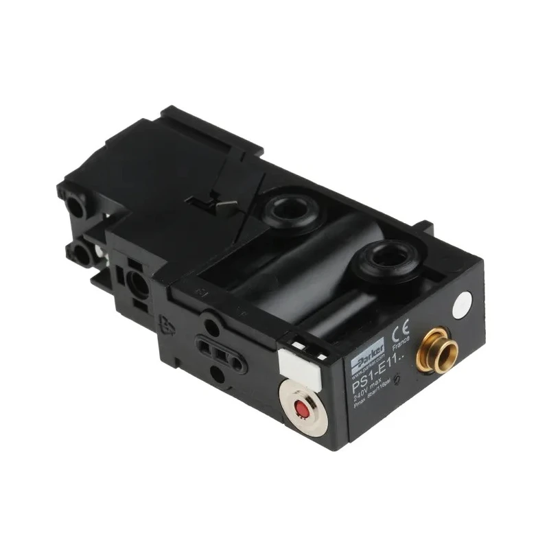 Parker Pneumatic Solenoid Valve 3/2 NC Solenoid/Spring M5, G 1/8 in, 24V, 1.2W PS1-E111
