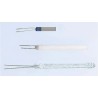 Electrotherm PT100 RTD Sensor 2 mm Diameter, 5 mm Probe Length, Accuracy F0.3, Temperature Range -50°C to 400°C PT100