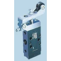Parker Pneumatic Manual Control Valve Roller Mechanism G 1/8 Thread Size 3-Port 3/2 Function Die Cast Zinc Body B43003RS