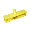 Vikan Hard Bristle Scrubbing Brush Yellow 24 mm Bristle Length Polyethylene Terephthalate Bristle Material 70416