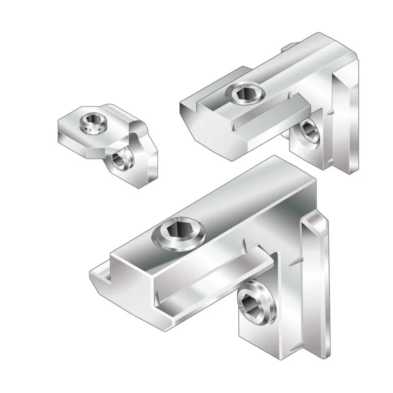 Bosch Rexroth M8 Inner Bracket Connecting Component for Strut Profile 40 mm, 45 mm, 50 mm, 60 mm Groove Size 10 mm 3842535572