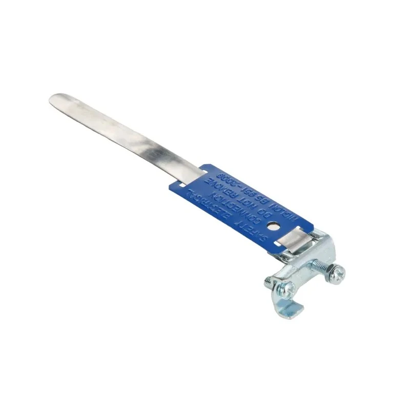Super Electrical Products Earthing Strap Stainless Steel Strap 12 mm to 32 mm Diameter 10 mm² Wire Cross Section 390-2448