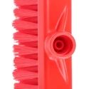 Vikan Red Push Broom with Polyethylene Terephthalate Bristles for Dry and Wet Areas 410mm Width 31794