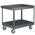RS PRO Metal Workshop Trolley 2 Fixed + 2 Swivel Rubber Wheels 125mm 250kg Load Capacity 1015mm Platform Length 388-7096