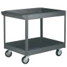 RS PRO Metal Workshop Trolley 2 Fixed + 2 Swivel Rubber Wheels 125mm 250kg Load Capacity 1015mm Platform Length 388-7096