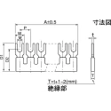 Toyogiken BB Series Jumper Bar for Use with DIN Rail Terminal Blocks BB7.62-10