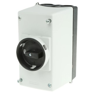Siemens Switch Box Enclosure for Use with 3RV20 to 3RV24 Circuit Breakers, IP55 Rated, Molded Plastic, Surface 3RV1923-1CA00