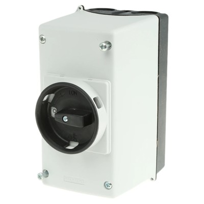 Siemens Switch Box Enclosure for Use with 3RV20 to 3RV24 Circuit Breakers, IP55 Rated, Molded Plastic, Surface 3RV1923-1CA00