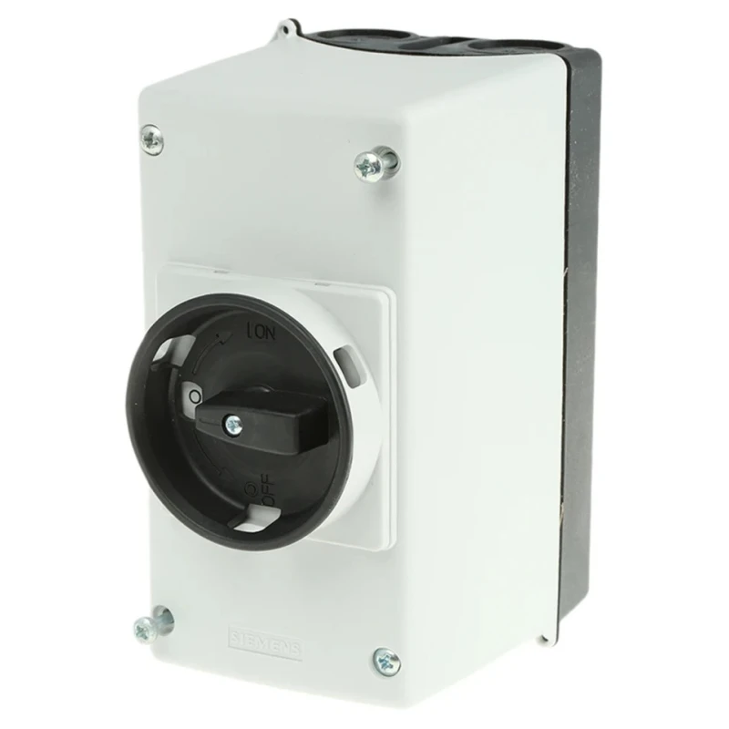 Siemens Switch Box Enclosure for Use with 3RV20 to 3RV24 Circuit Breakers, IP55 Rated, Molded Plastic, Surface 3RV1923-1CA00