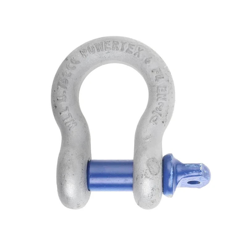 RS PRO Bow Shackle Zinc Plated Steel Screw Pin 4.75 t Load Capacity 674-112