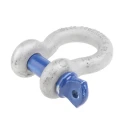 RS PRO Bow Shackle Zinc Plated Steel Screw Pin 4.75 t Load Capacity 674-112