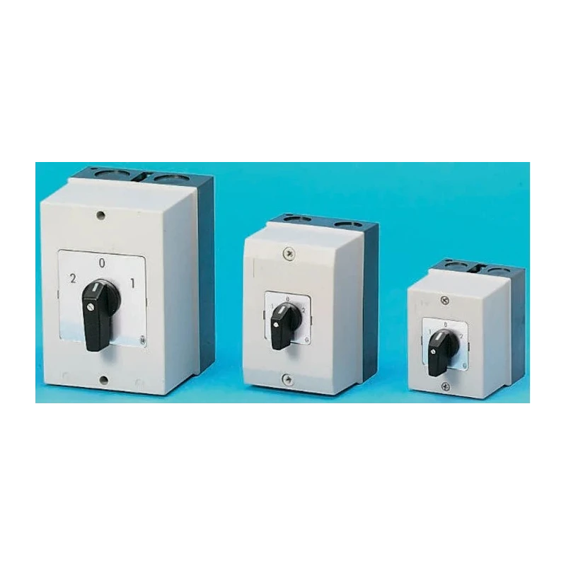 Eaton 2-Pole Surface Isolator Switch IP65, 25A, 22 kW T3-2-8221/I2H/K-CI-K1/2(RS393-9973)